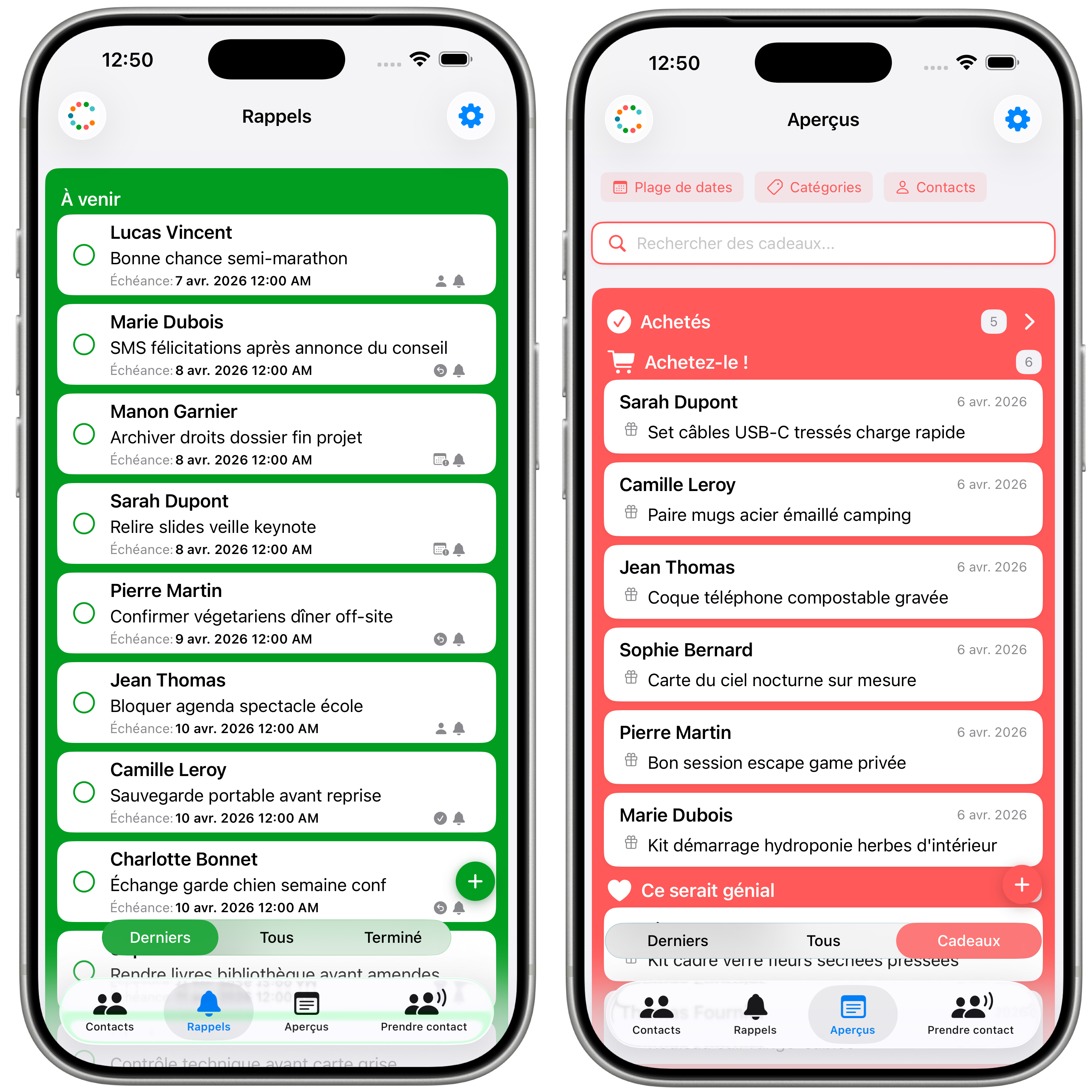 Contactilo : Capture d'écran 4