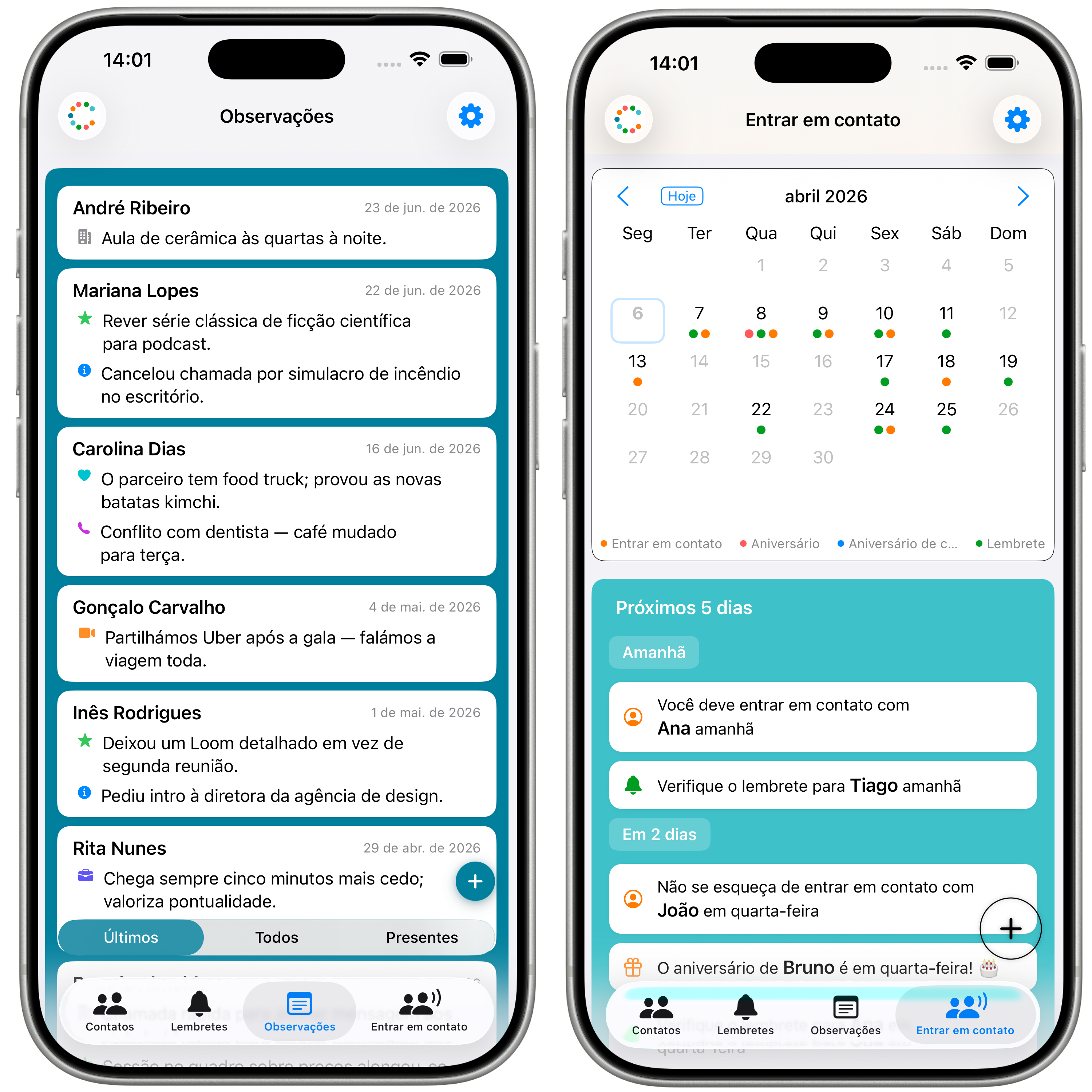 Contactilo: Ideias de presentes