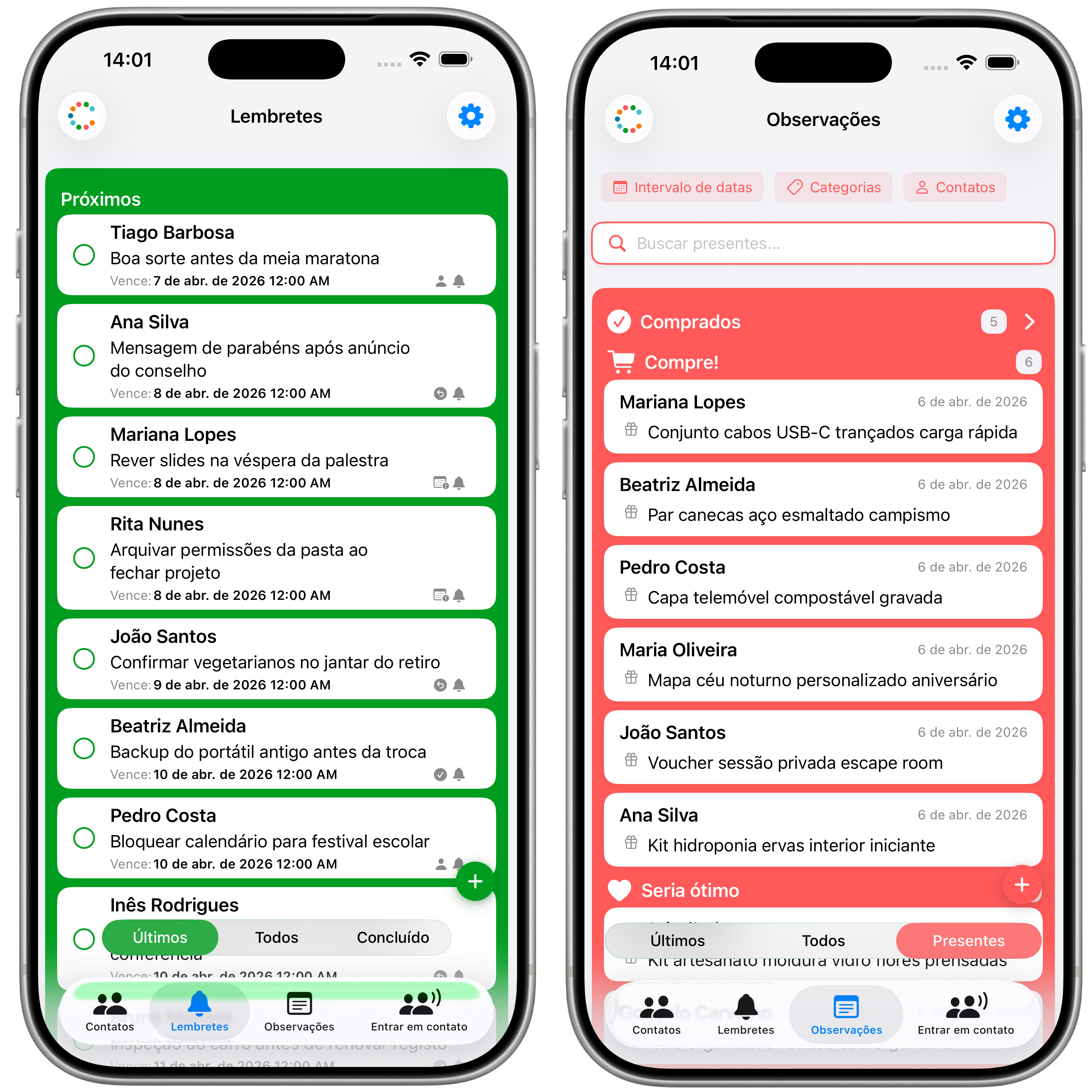 Contactilo: Captura de tela 4